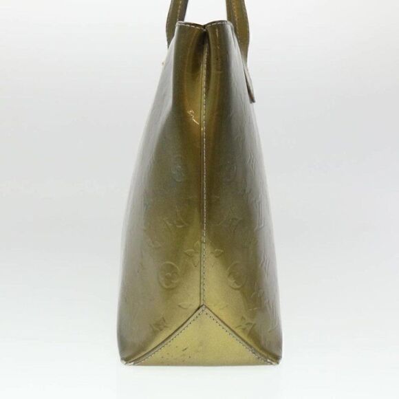 LOUIS VUITTON Monogram Vernis Wilshire GM Tote Bag Gris - Picture 4 of 15